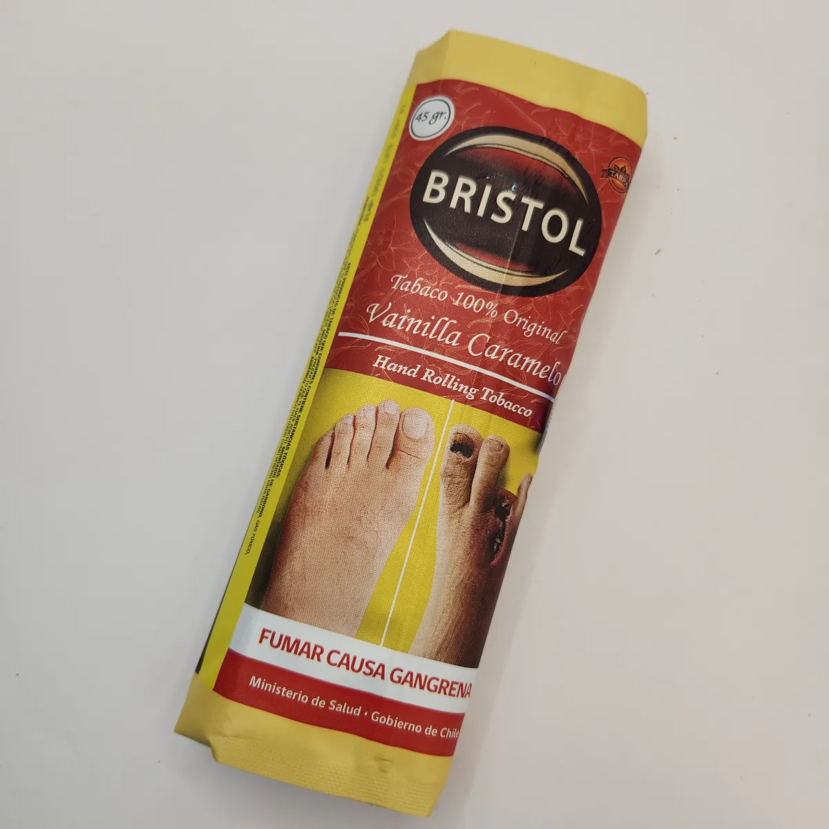 BRISTOL VAINILLA CARAMELO 45GR