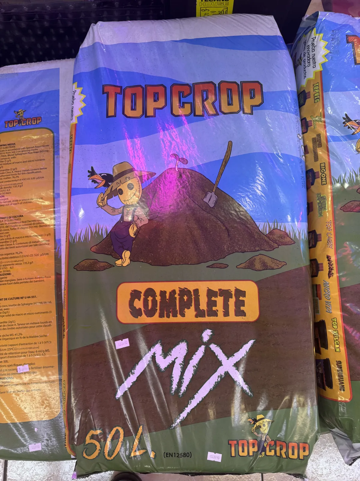 SUSTRATO TOP CROP COMPLETE MIX 50 LITROS