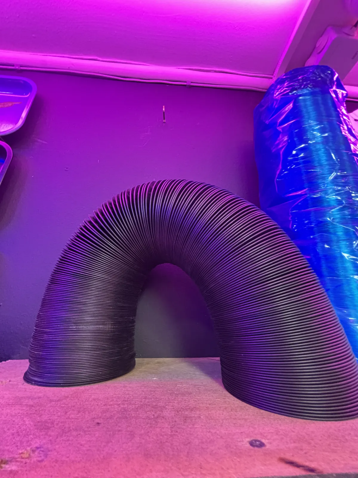 Ducto Ventilación Aluminio Reforzado Negro 100mm (por metro)